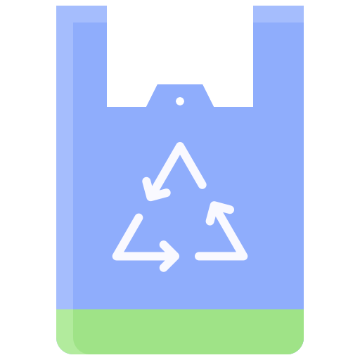 torba do recyklingu Generic color fill ikona