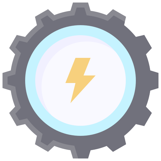 energia elektryczna Generic color fill ikona
