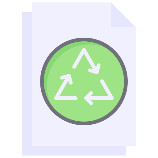 reciclaje de papel Generic color fill icono