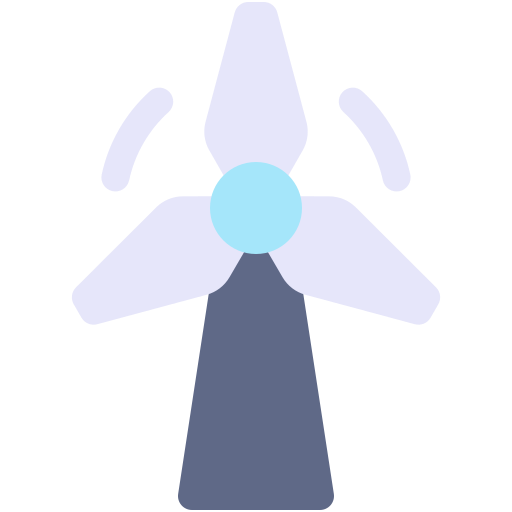 windmolen Generic color fill icoon