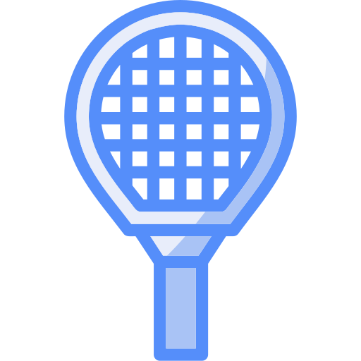 tennisracket Generic color lineal-color icoon