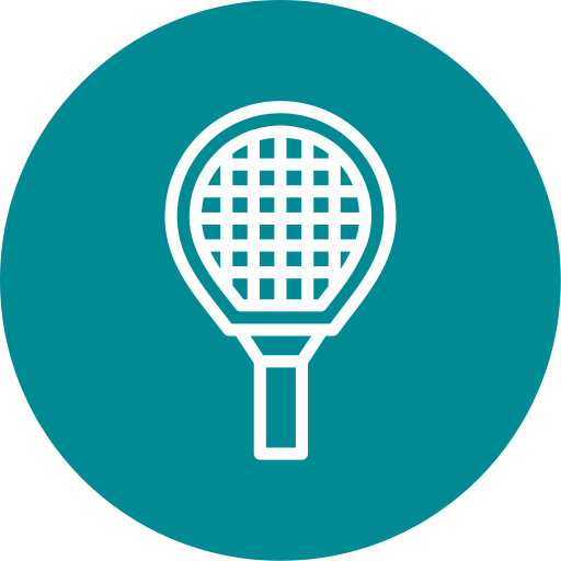 raquete de tênis Generic color fill Ícone