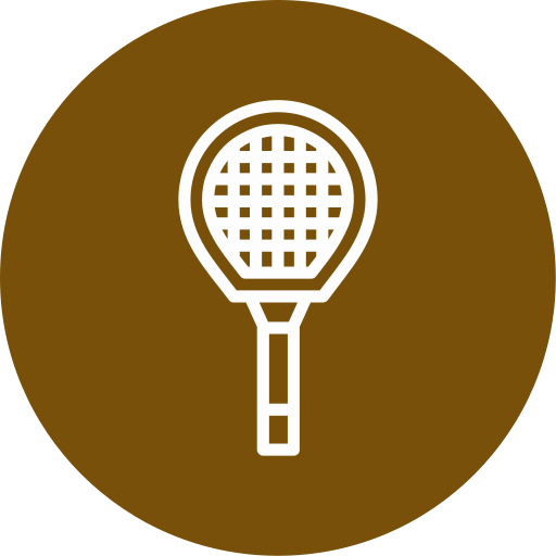 raquete de badminton Generic color fill Ícone