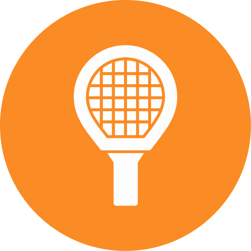 raqueta de tenis Generic color fill icono