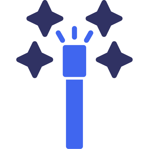 마법의 지팡이 Generic color fill icon