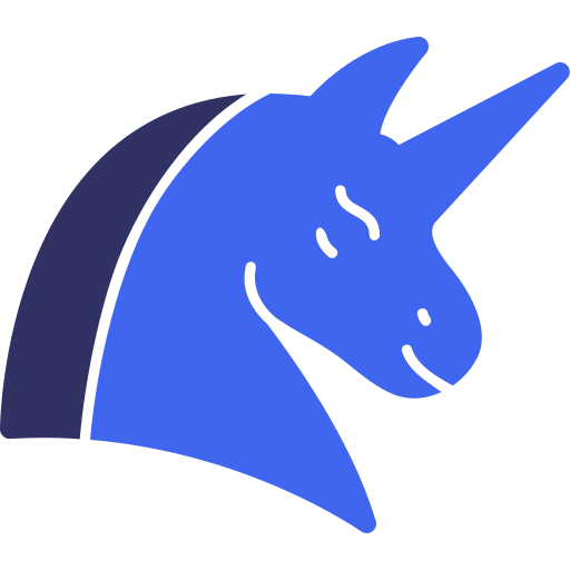 unicorno Generic color fill icona