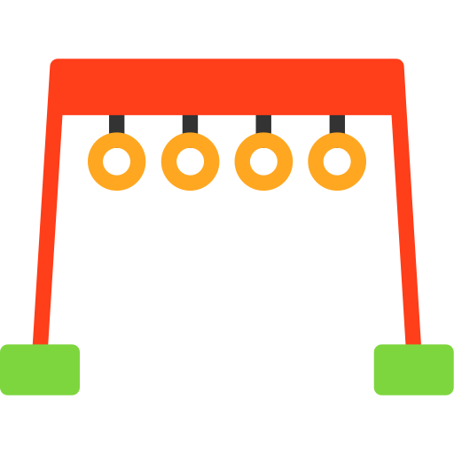 Monkey bars Generic color fill icon