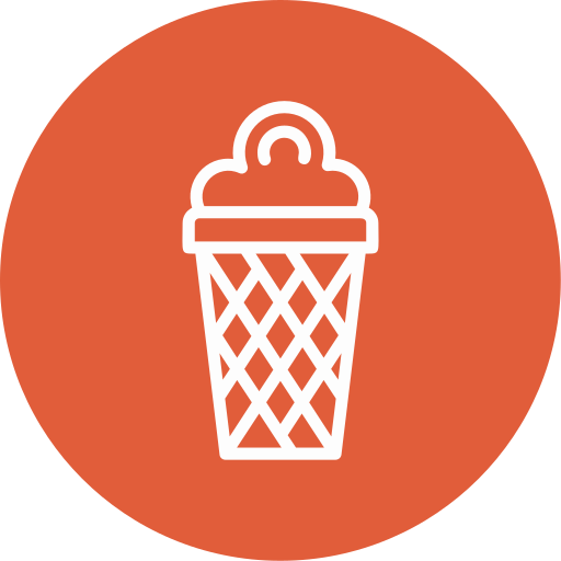 Ice cream cone Generic color fill icon