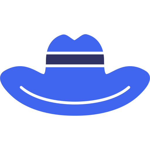 kowbojski kapelusz Generic color fill ikona