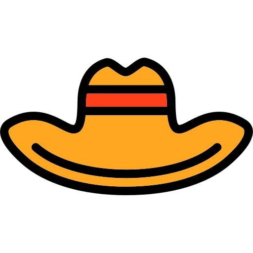 kowbojski kapelusz Generic color lineal-color ikona