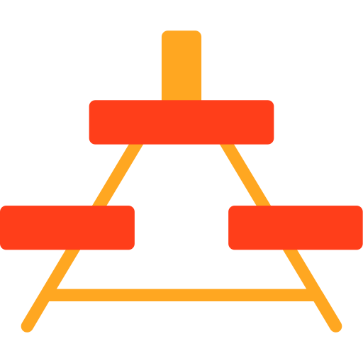 ピクニック用のテーブル Generic color fill icon