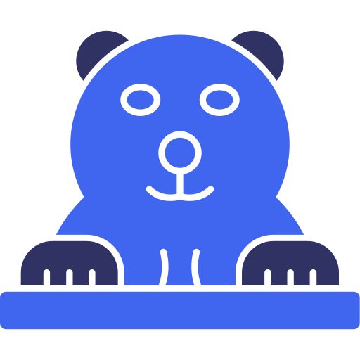 oso polar Generic color fill icono
