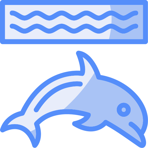 delfín Generic color lineal-color icono