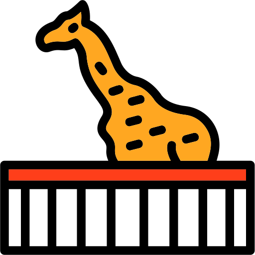 giraffa Generic color lineal-color icona