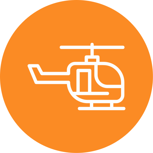 ヘリコプター Generic color fill icon