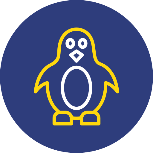 Penguin Generic color fill icon