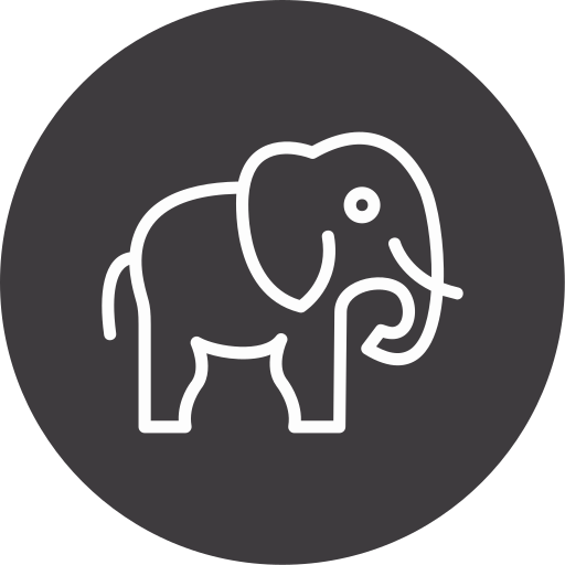 elefante Generic color fill icono