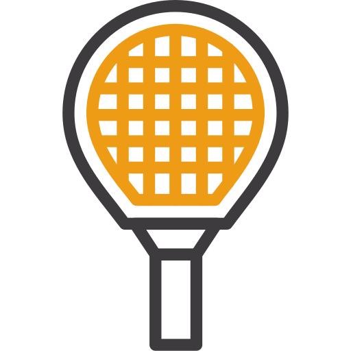 rakieta tenisowa Generic color outline ikona