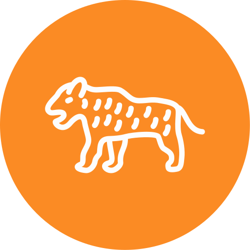虎 Generic color fill icon