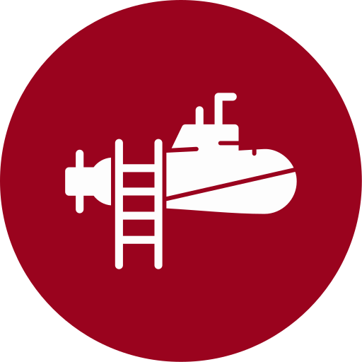 Submarine Generic color fill icon