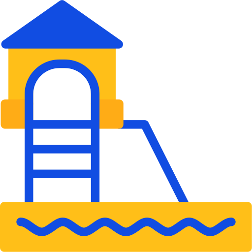 Water slide Generic color fill icon