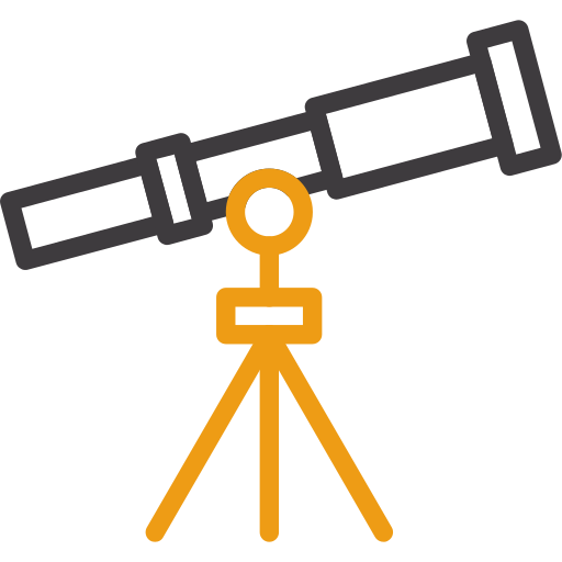 Телескоп Generic color outline иконка