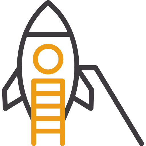 Spaceship Generic color outline icon