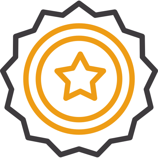 distintivo dello sceriffo Generic color outline icona