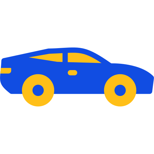 samochód Generic color fill ikona