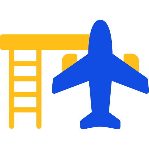 Airplane Generic color fill icon