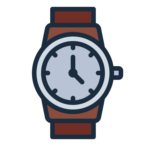 relógio de pulso Generic color outline Ícone