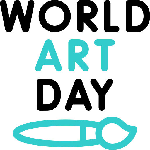 dia mundial del arte Basic Accent Outline icono