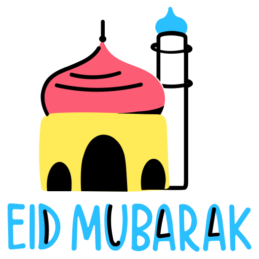 Eid mubarak Generic Sticker Color Lineal Color icon