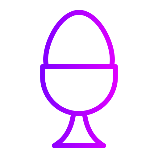Подставка для яйца Generic gradient outline иконка