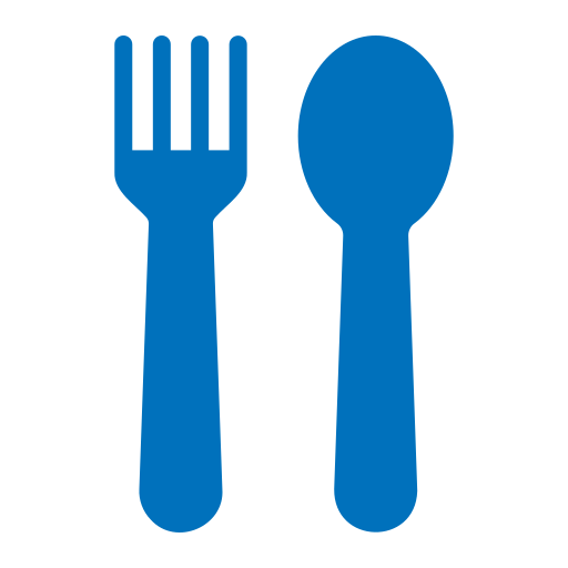 cucchiaio e forchetta Generic color fill icona