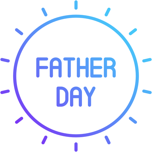 Fathers day Generic gradient outline icon