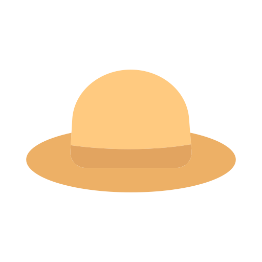 biały kapelusz Generic color fill ikona