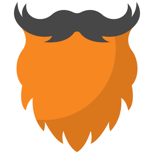 Beard Generic color fill icon