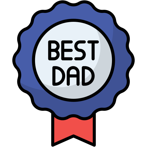 Best dad Generic color outline icon