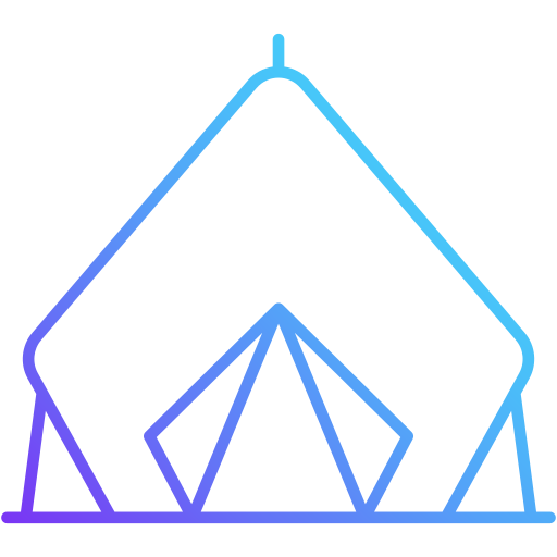 obóz Generic gradient outline ikona