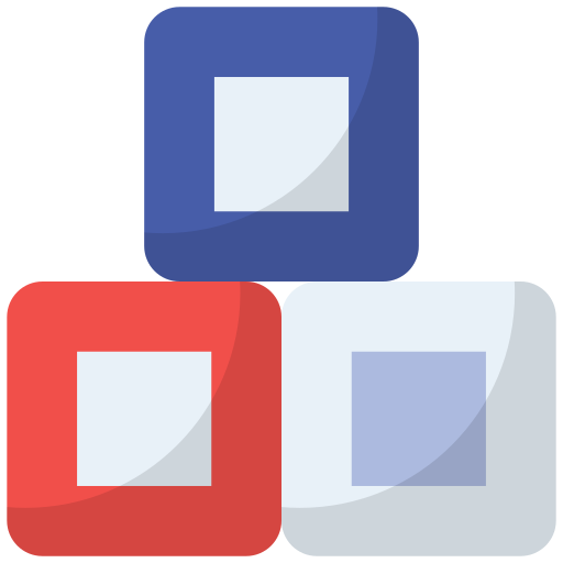 Cubes Generic color fill icon