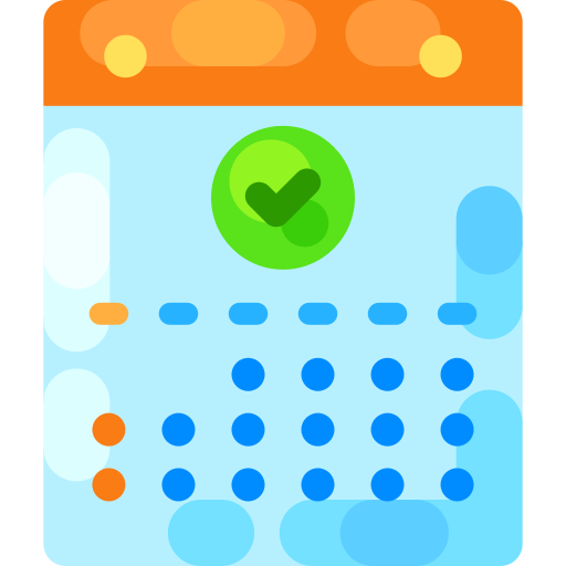 Calendar Special Shine Flat icon