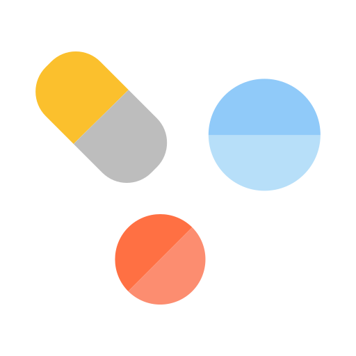 antibiotica Generic color fill icoon
