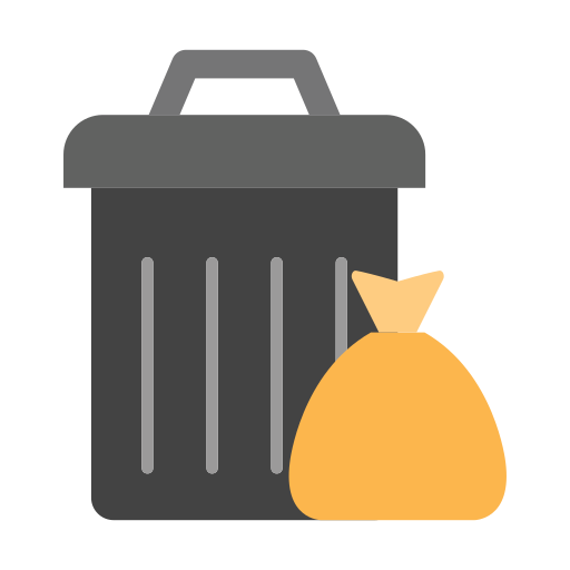 Garbage Generic color fill icon
