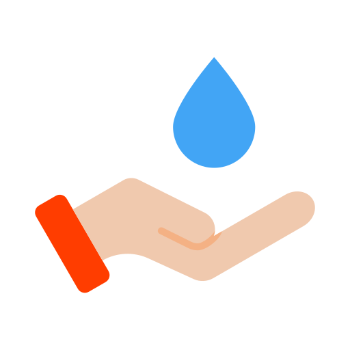 bespaar water Generic color fill icoon