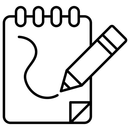 수필집 Generic black outline icon