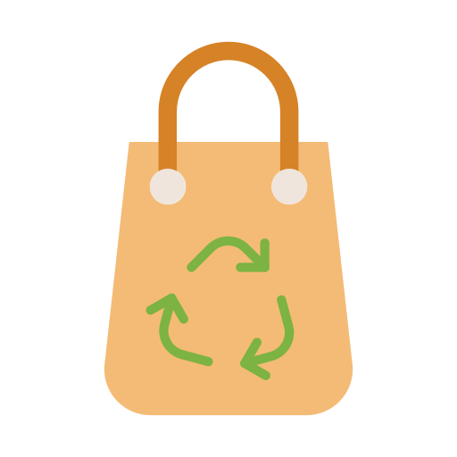 Recycle bag Generic color fill icon