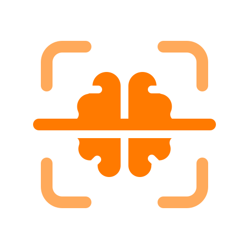 Brain scan Generic color fill icon