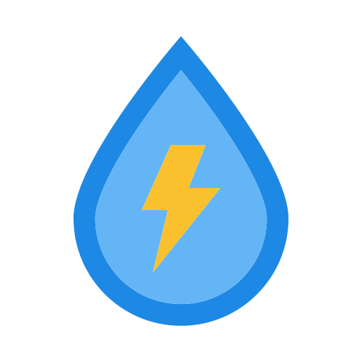 水エネルギー Generic color fill icon