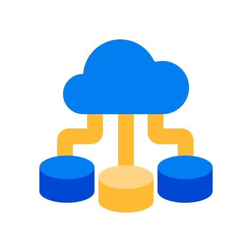 Cloud data Generic color fill icon